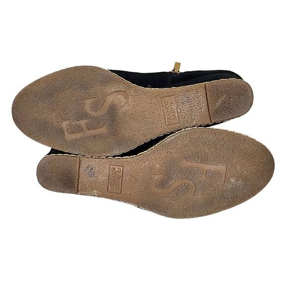 Franco Sarto Lamerosa Women’s Ankle Boots Monk Strap Black Suede, Size 8.5 - Picture 13 of 16